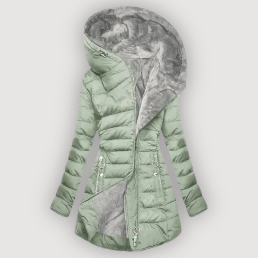 CASSY – ABRIGO CON CAPUCHA CÓMODO