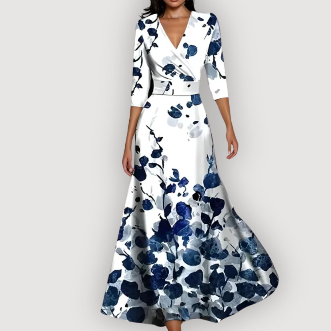CELINE – VESTIDO MAXI FLORAL