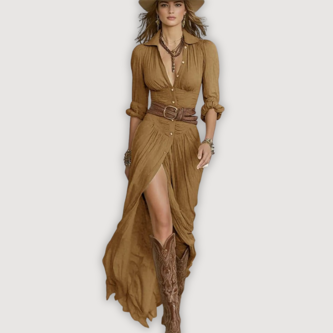 IDA – VESTIDO BOHO MAXI