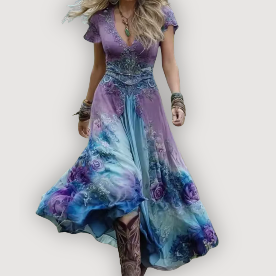 ALINA – VESTIDO MAXI BOHO