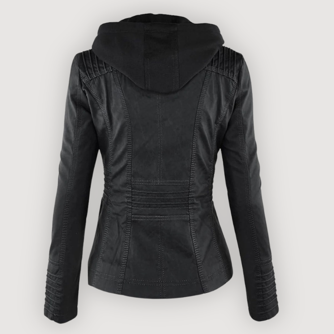 BELLE – CHAQUETA CON CAPUCHA HECHA A MANO