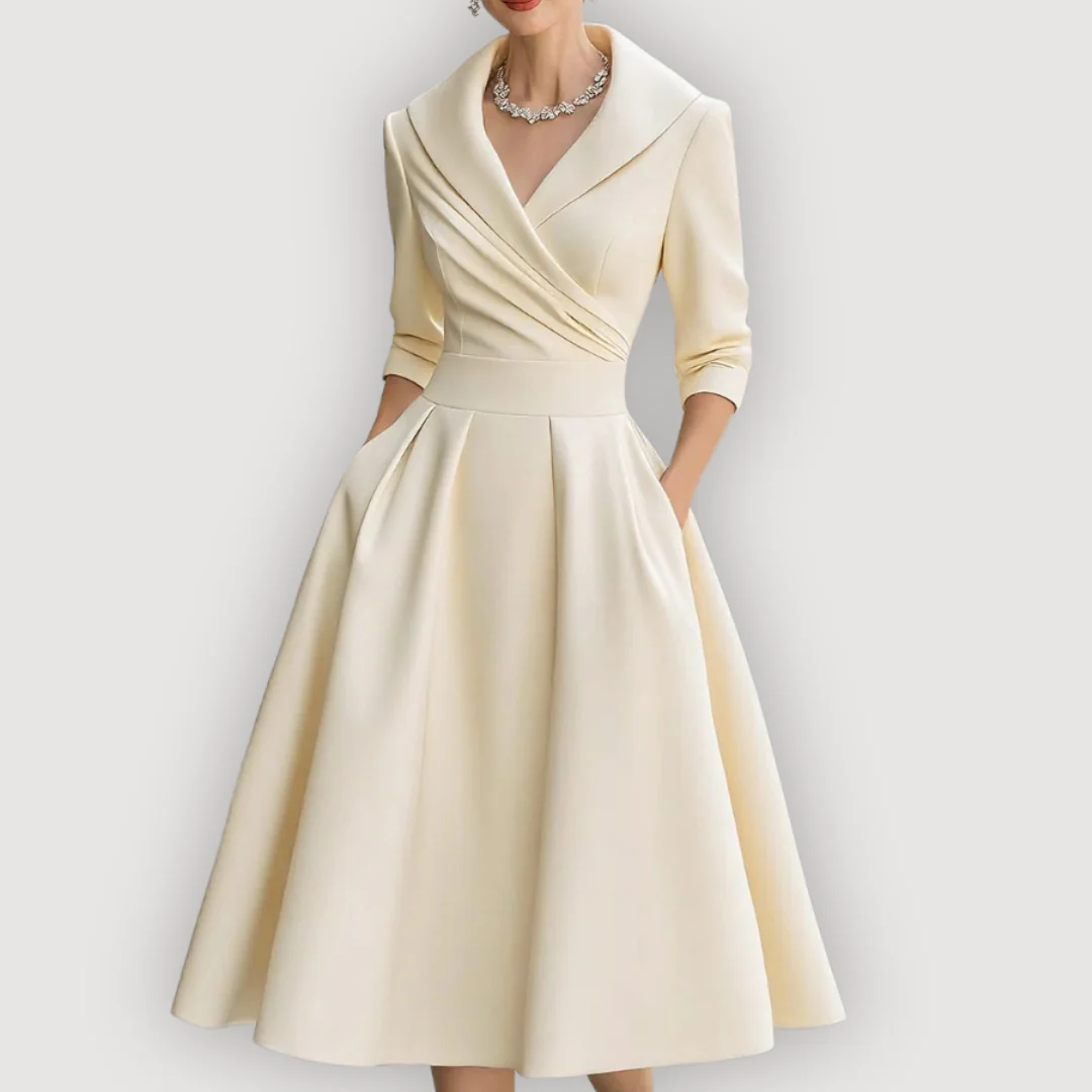 LEONA – VESTIDO MIDI ELEGANTE