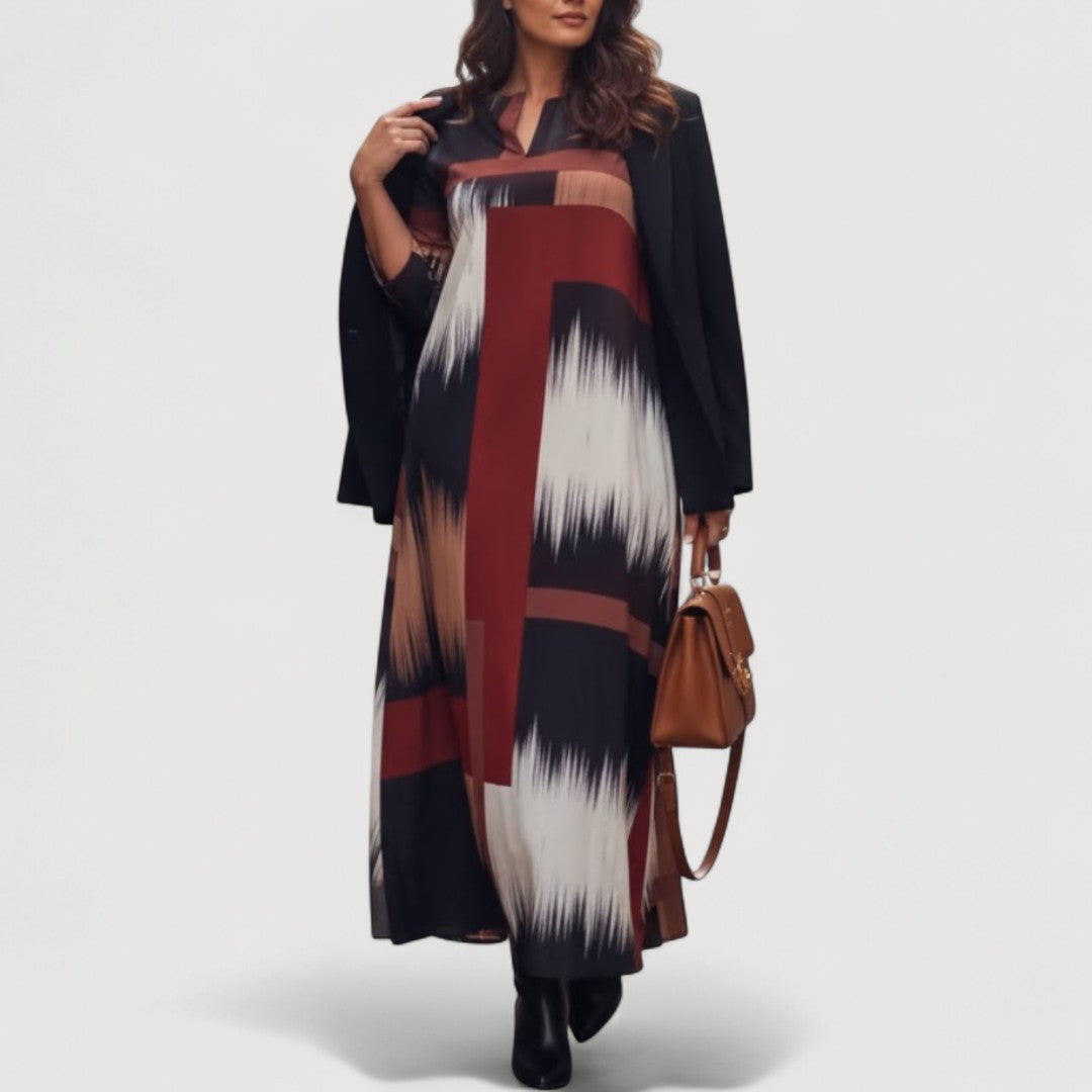 CORINNE – VESTIDO MAXI RELAJADO